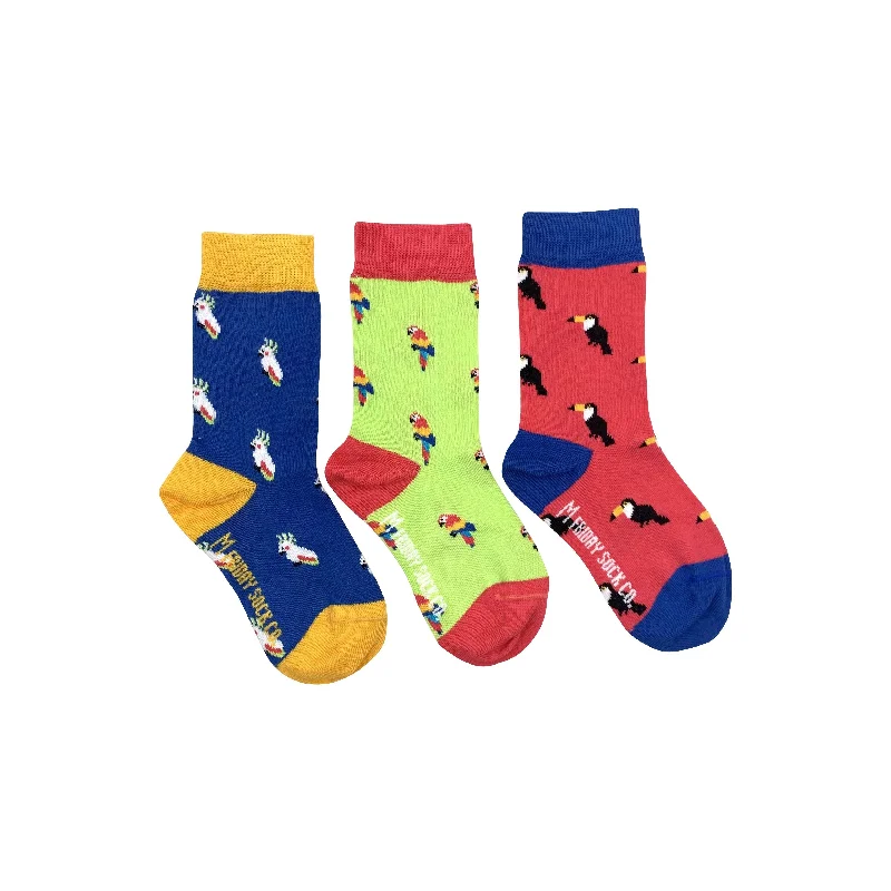 Kid's Tropical Bird Socks