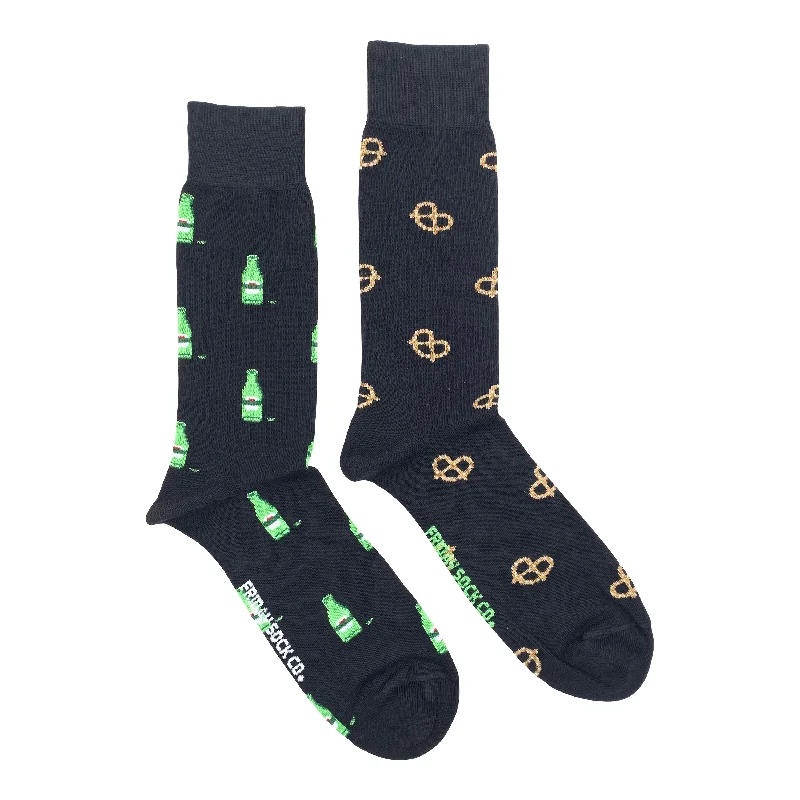 Men's Beer & Pretzel Socks