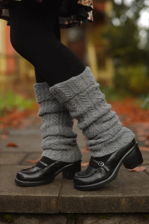 Tulle Cable Leg Warmer