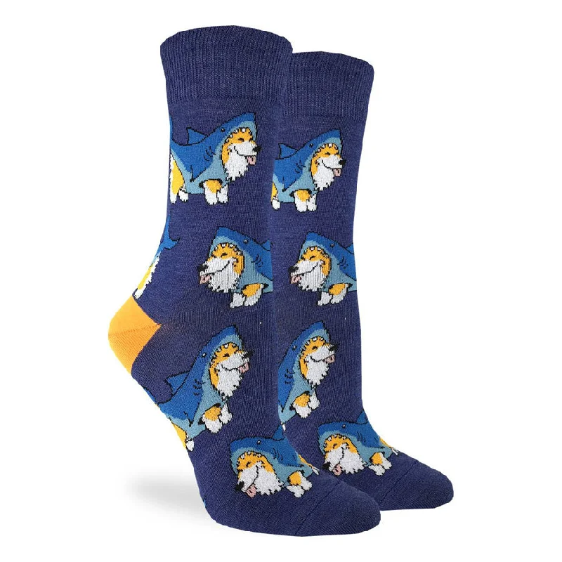 Unisex Corgi Sharks Socks