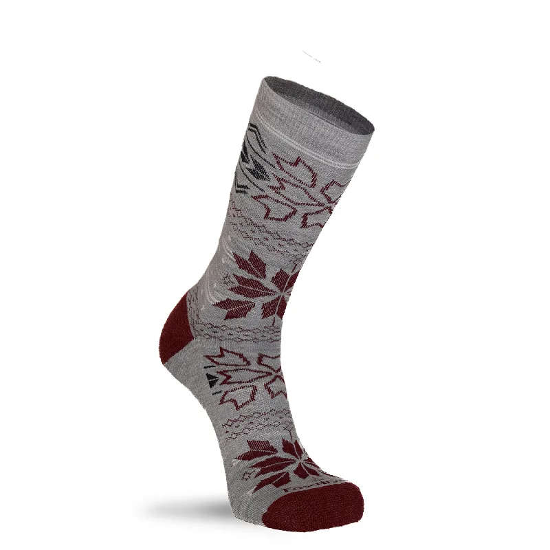 Fair Isle Medium Weight Crew Hiking Sock