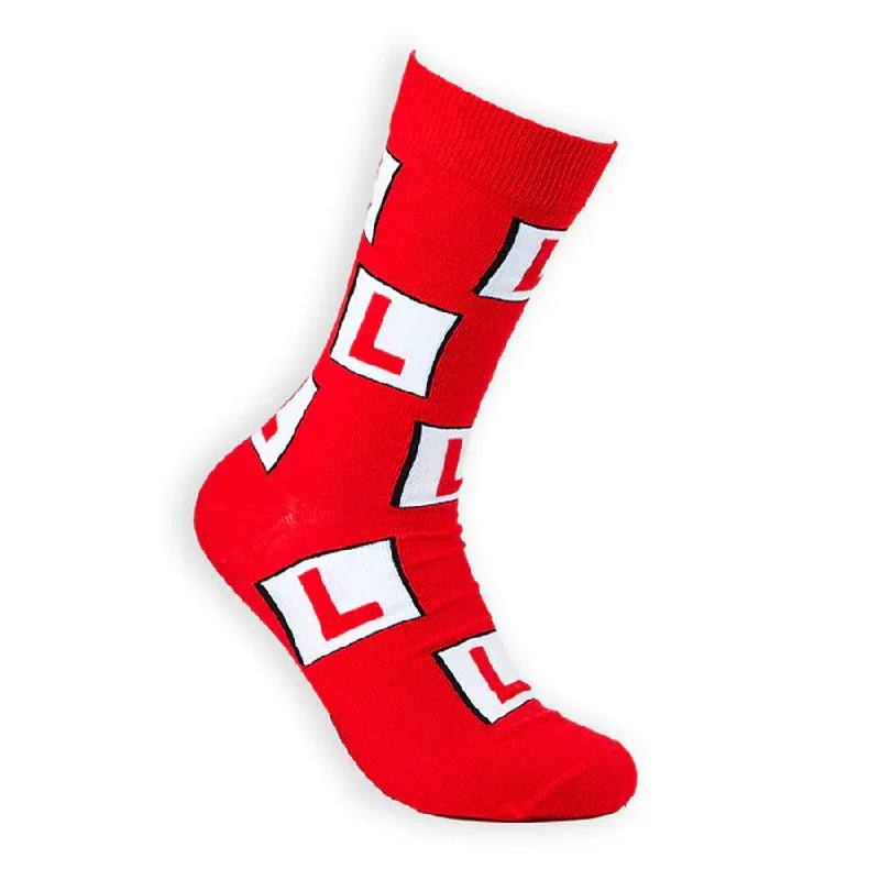 Unisex L Plates Socks