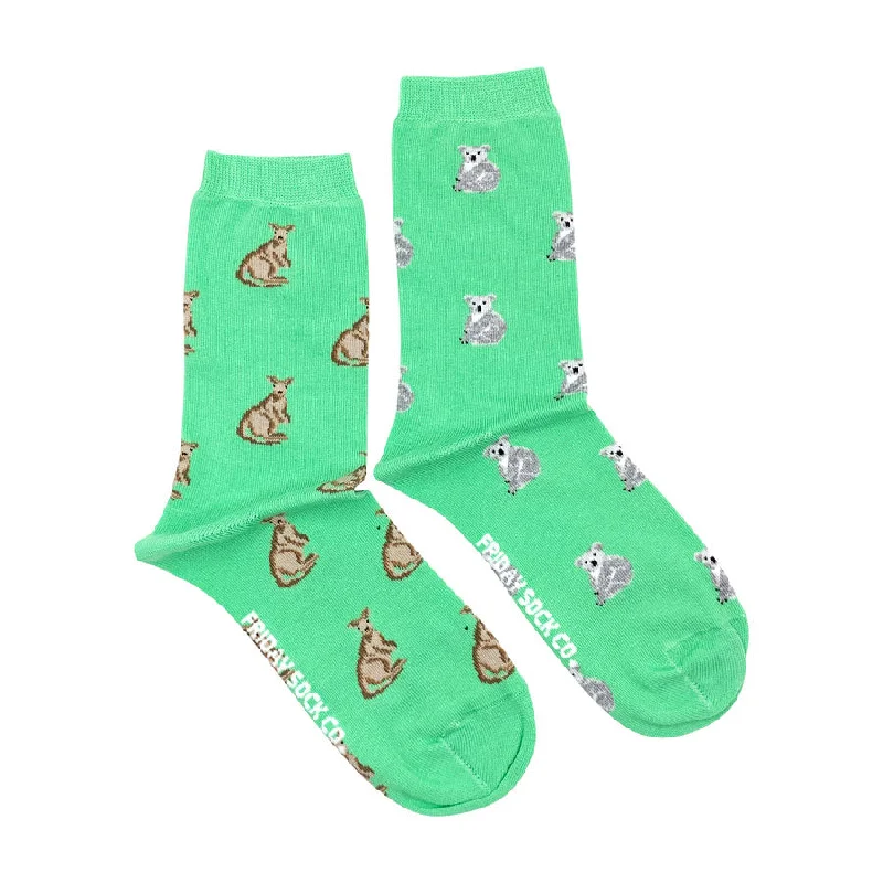 Women's Kangaroo and Koala Socks