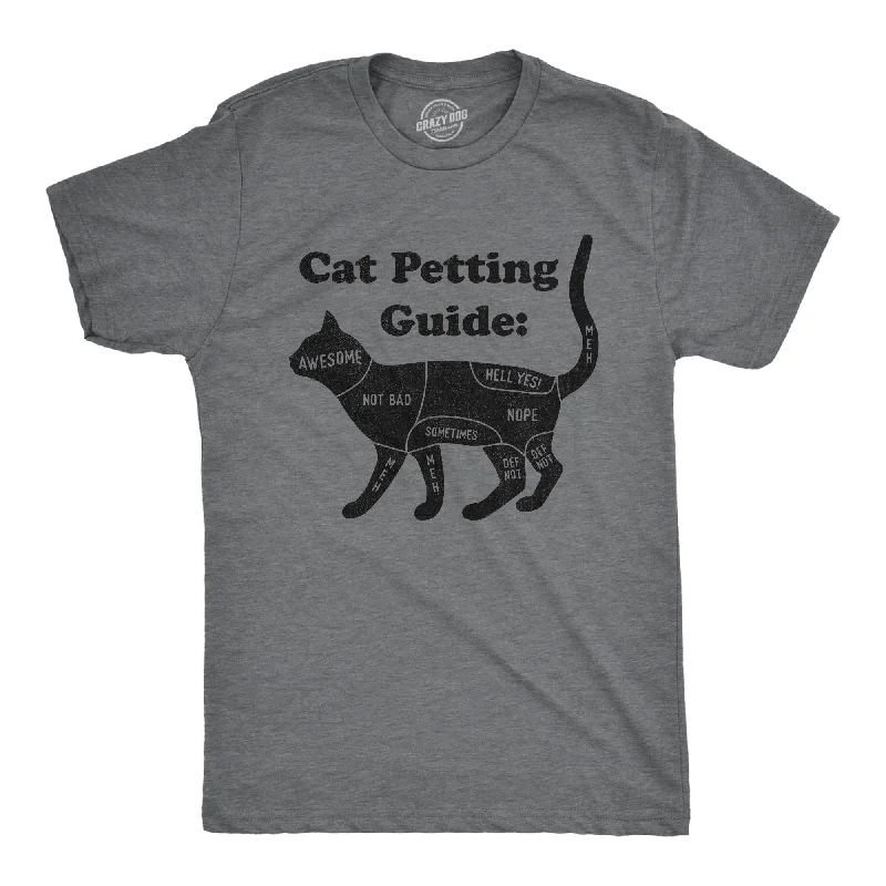 Cat Petting Guide Men's T Shirt