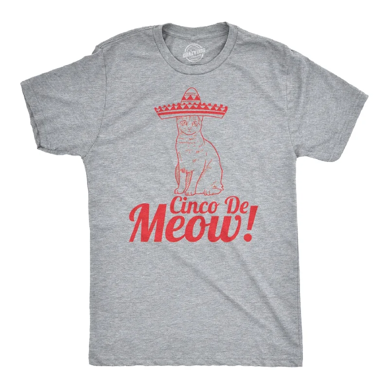 Cinco De Meow Cat Men's T Shirt