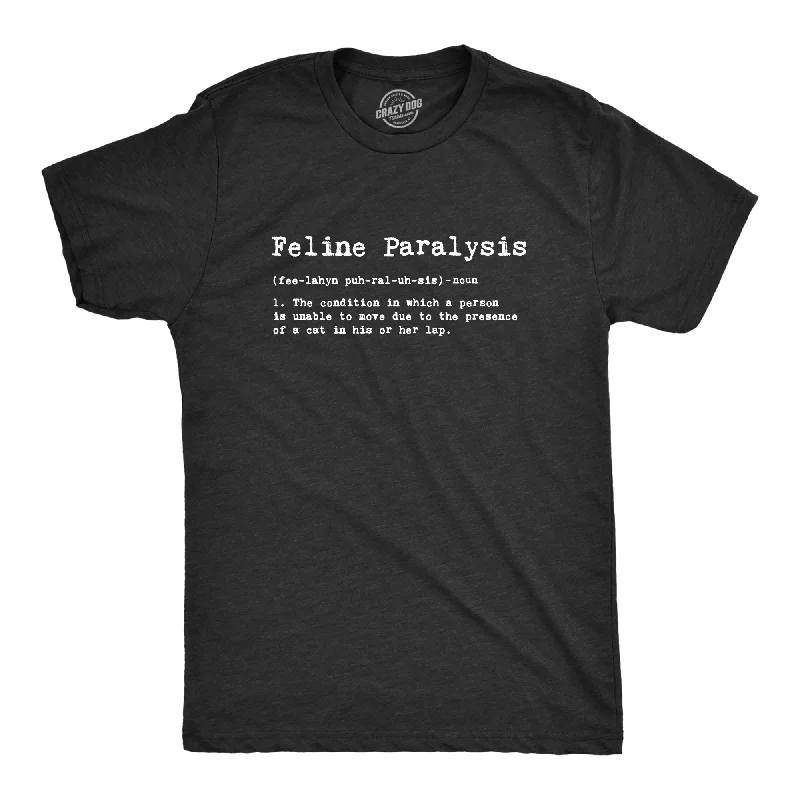 Feline Paralysis Men's T Shirt