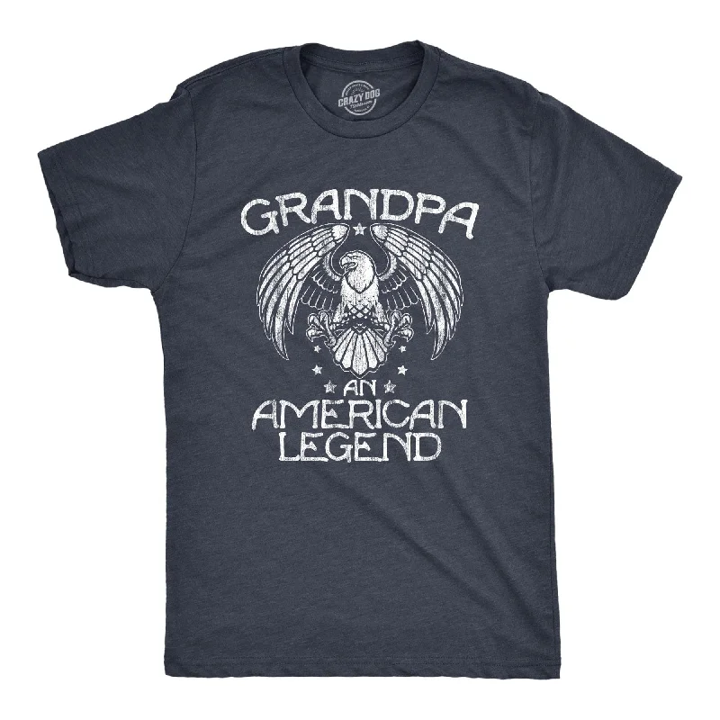 Grandpa An American Legend Men's T Shirt