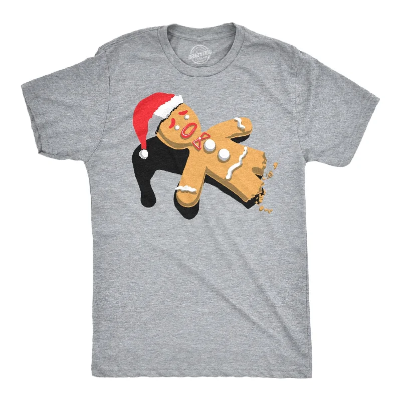 Half-Eaten Gingerbread Men's T Shirt