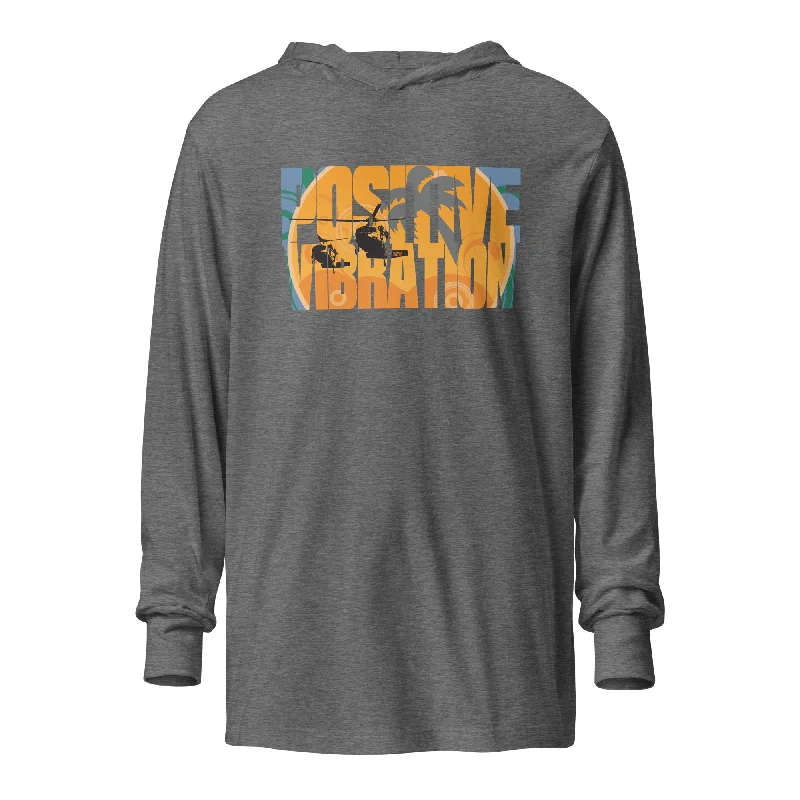 Hooded Long-Sleeve T-shirt - Positive Vibration