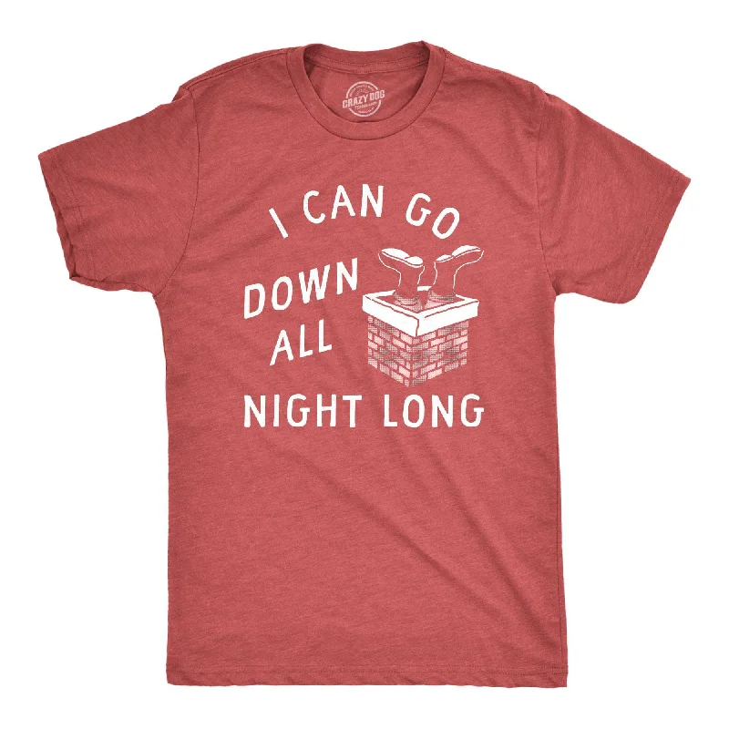 I Can Go Down All Night Long Men's T Shirt