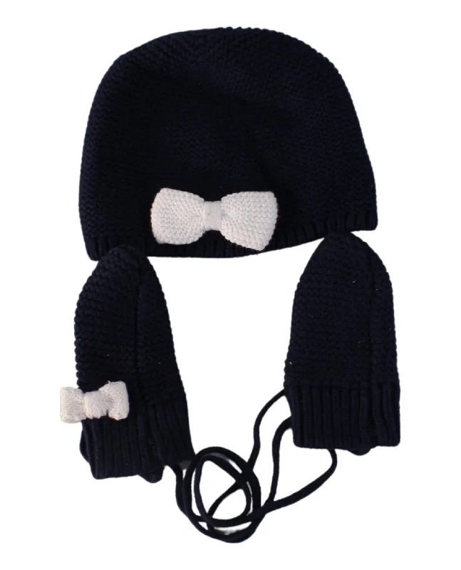 Jacadi Beanie and Mittens Set O/S