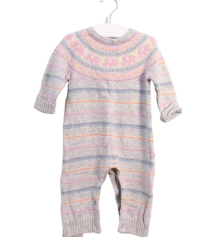 Jojo Maman Bébé Knit Jumpsuit and Beanie Set 3-6M