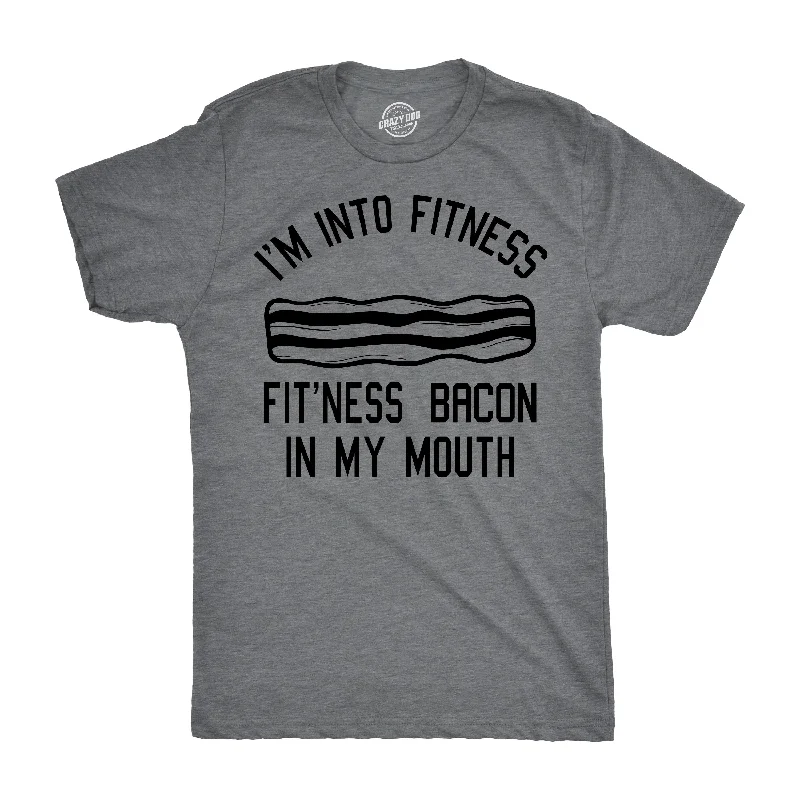 Fitness Bacon In My Mouth Men's T Shirt