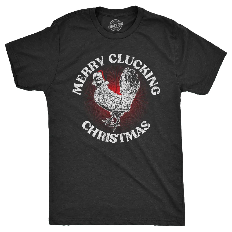 Merry Clucking Christmas Men's T Shirt