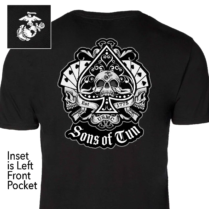 Sons of Tun Spade Back With Front Pocket T-shirt