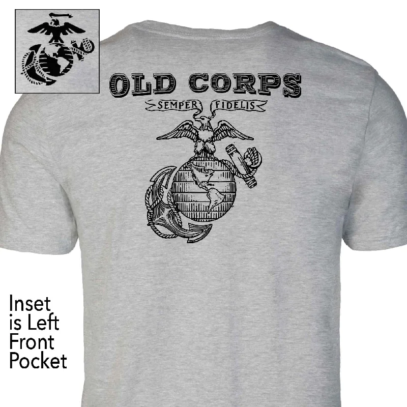 EGA Old Corps Back With Front Pocket T-shirt