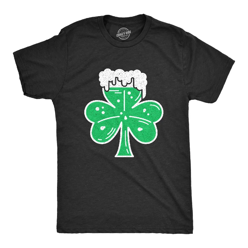 Shamrock Beer Glass Men's T Shirt