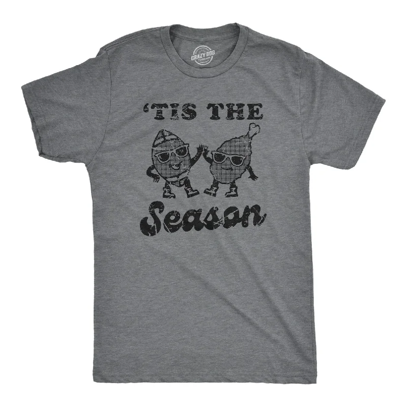 Tis The Season Turkey Football Men's T Shirt