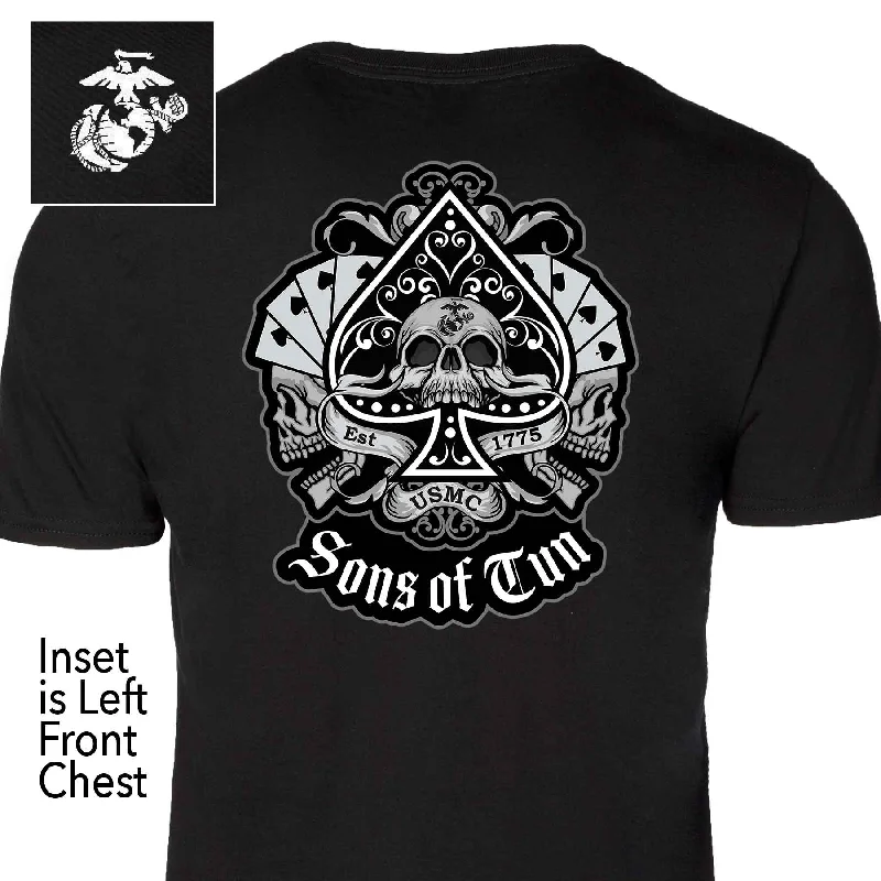 Sons of Tun Spade Back With Left Chest T-shirt