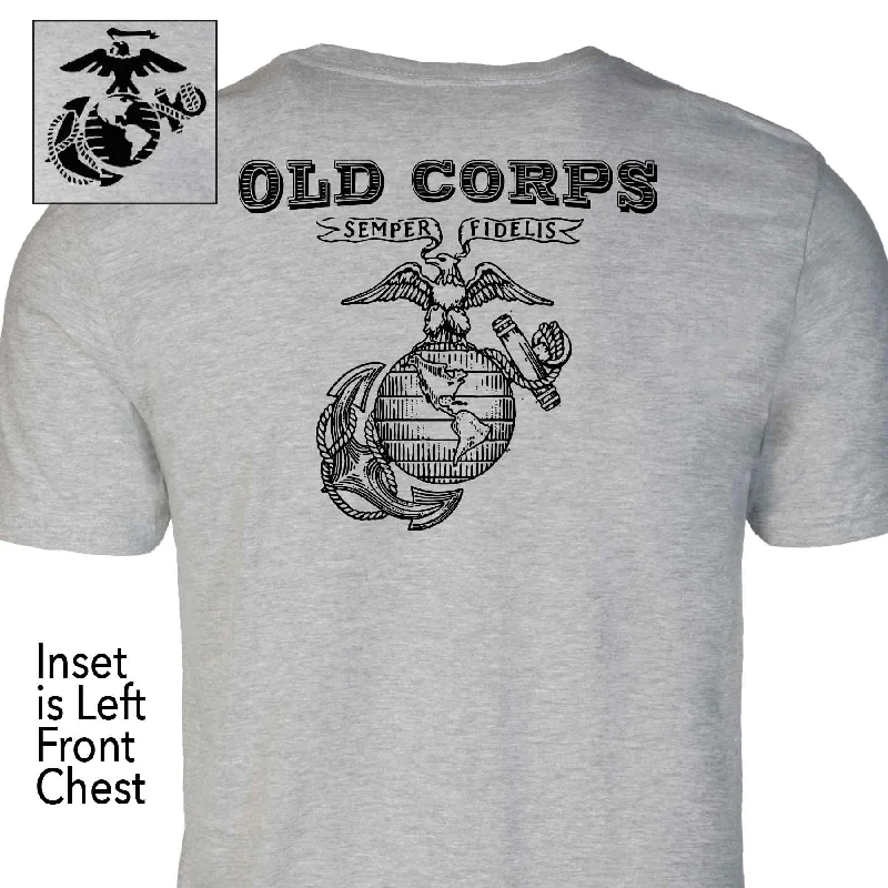 EGA Old Corps Back With Left Chest T-shirt