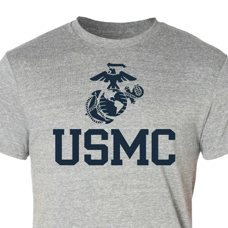 Champion USMC Jock Tag Tri-blend T-shirt