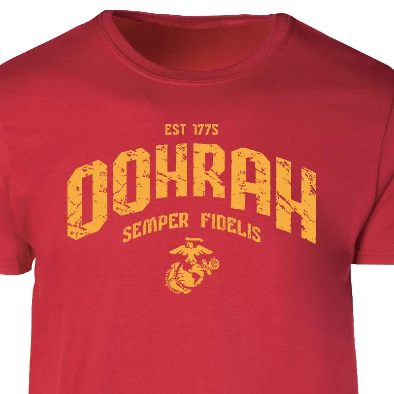 USMC Oohrah T-shirt, Red