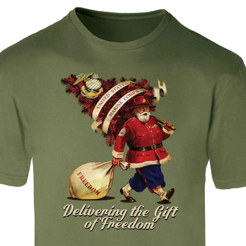 USMC Santa's Gift of Freedom T-shirt