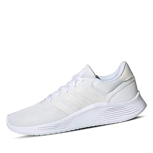 adidas Damen Lite Racer 2.0 Sneaker, Footwear White/Chalk White/Core Black, 36 2/3 EU