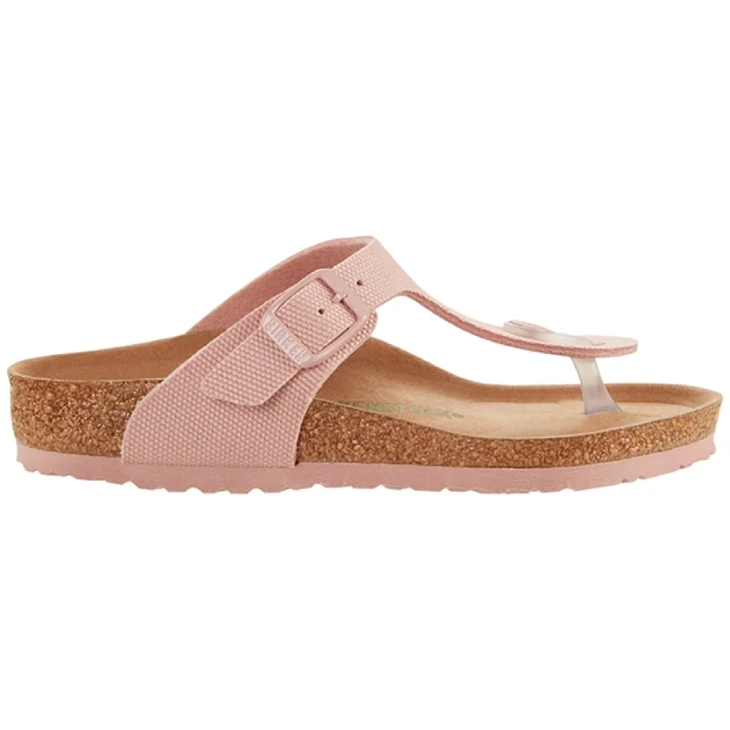 Birkenstock Gizeh Kids TEX Canvas Soft Pink Sandals