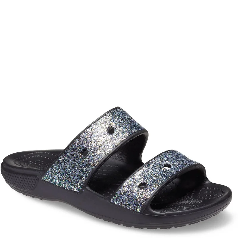 Crocs Kids Classic Crocs Glitter Sandal