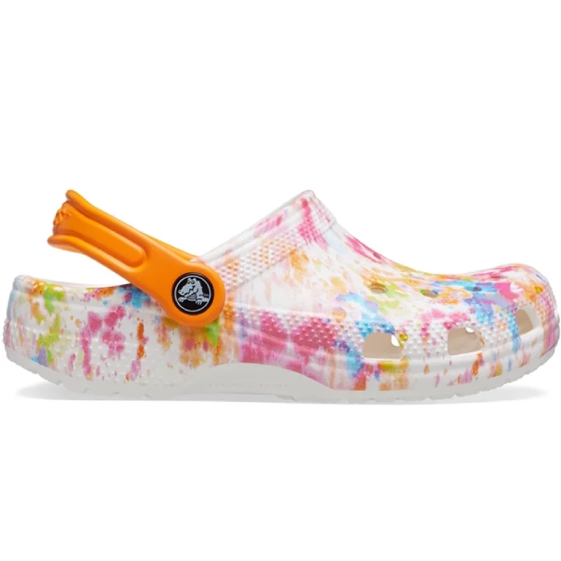 Crocs Classic TieDye Graphic Clog Orange Zing/Multi