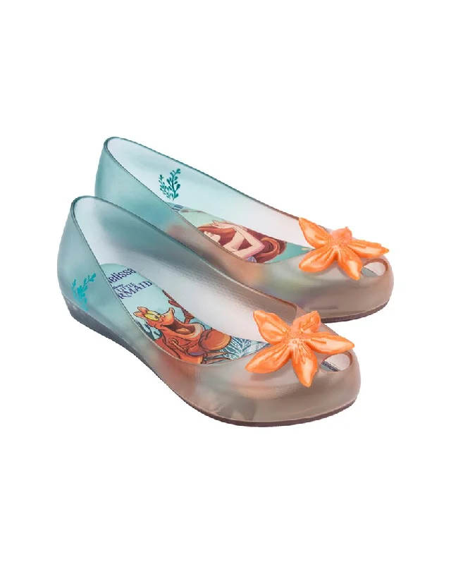 Mini Melissa Ultra + Little Mermaid II Ballerina Flat