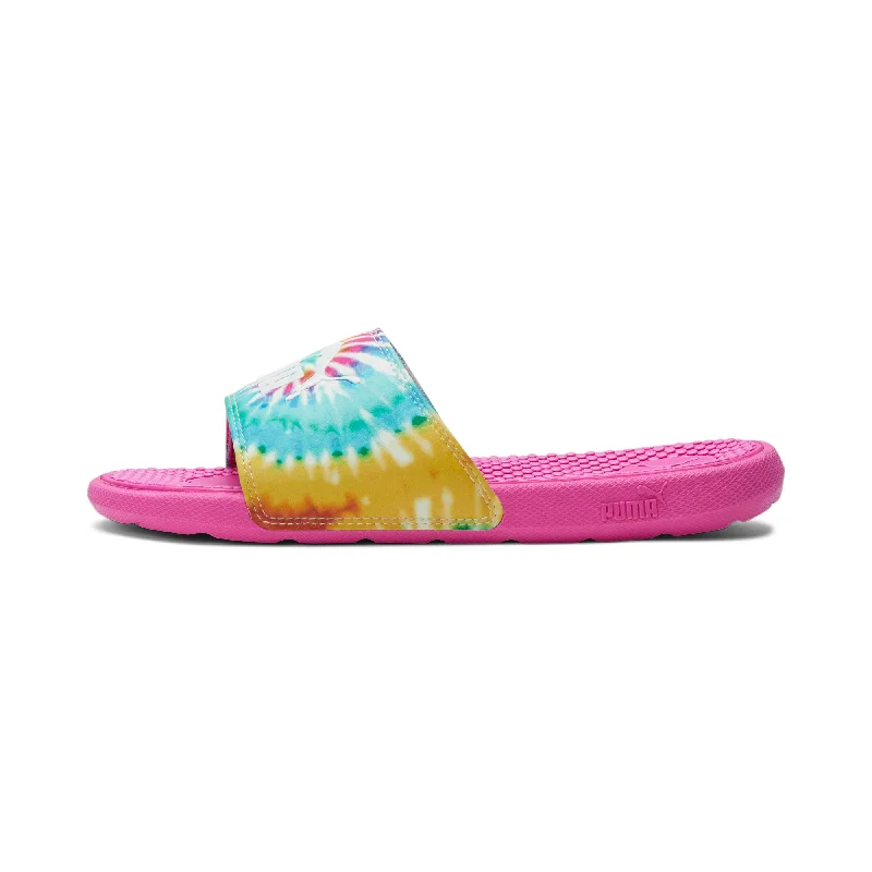 PUMA Junior Girls' Cool Cat Tie Dye Sandals