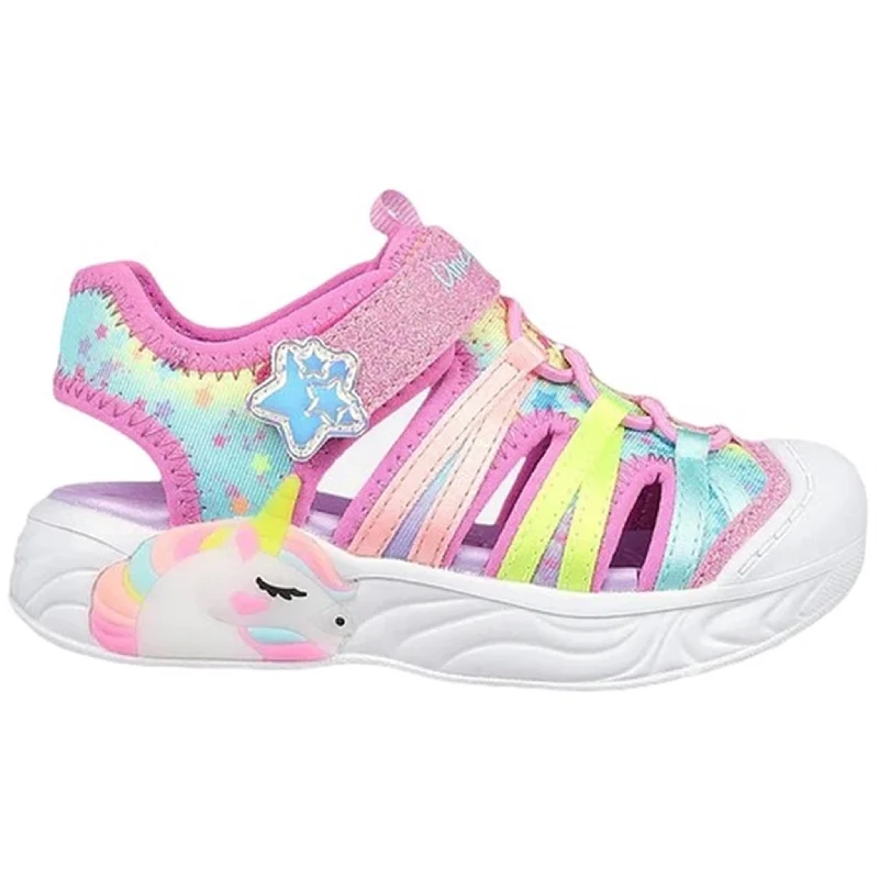 Skechers Unicorn Dreams Explorer Sandals Pink Multicolor