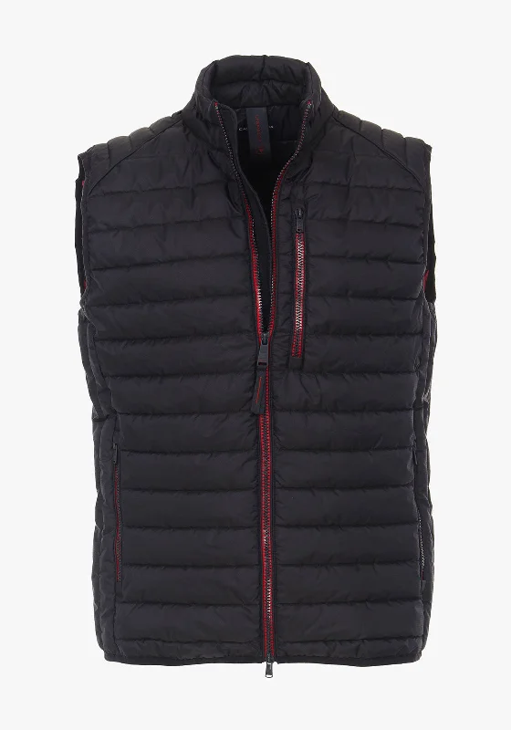 Casa Moda Quilted Gilet, Navy