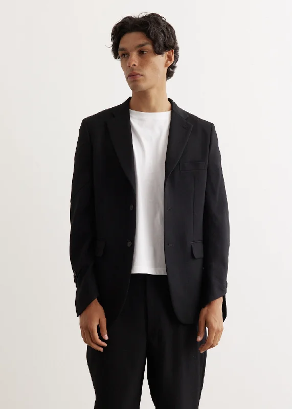 Gabardine Spiral Sleeve 2 Button Jacket