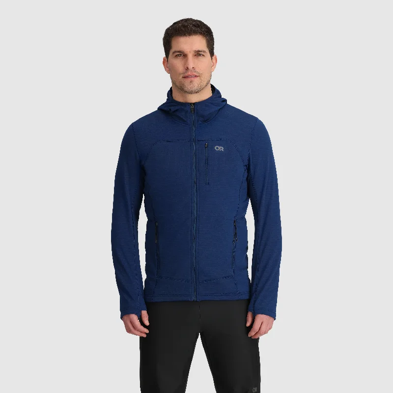 Men's Vigor Grid Fleece Full Zip Hoodie