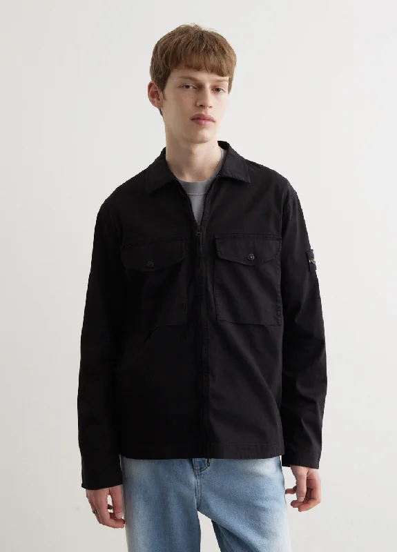 Organic Satin Cotton Overshirt