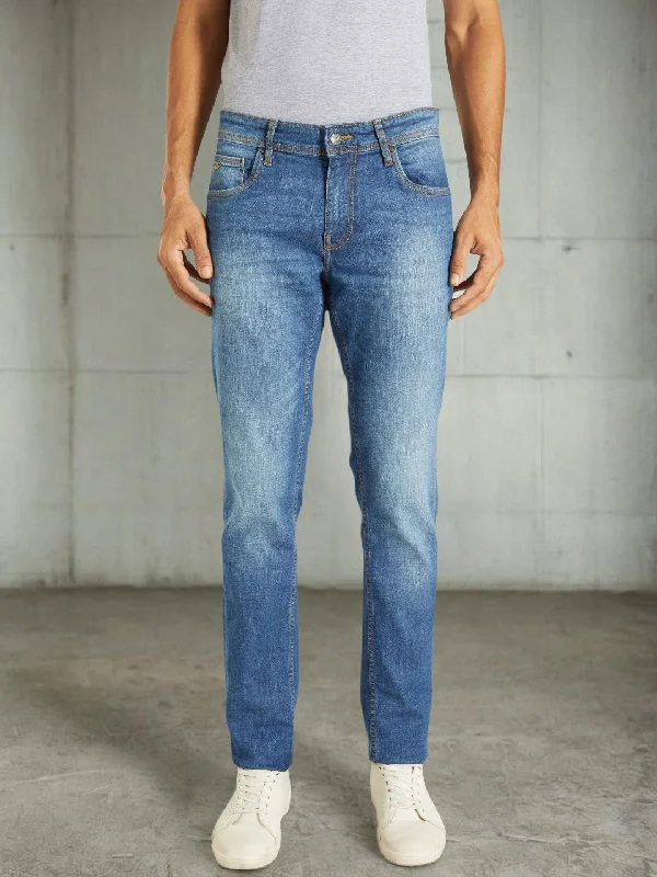 Men Brooklyn Fit Stretchable Jeans