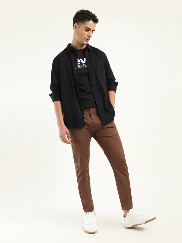 Men's 512 Slim Tapered Fit Brown Chinos