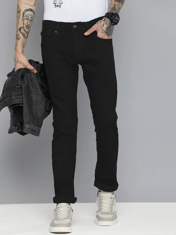 Men's 65504 Black Skinny Fit Jeans